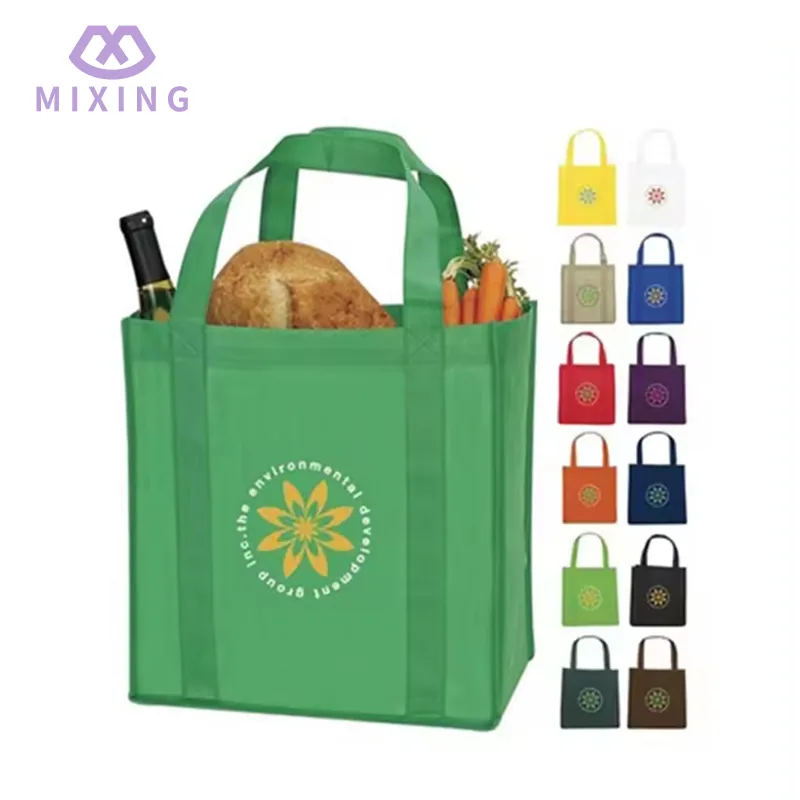 Rpet не тканые продуктовые сумки